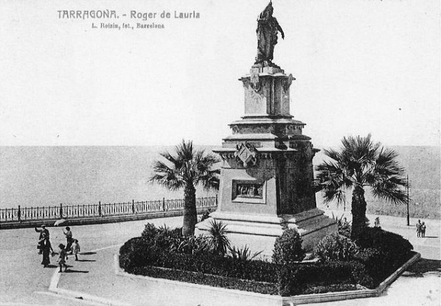 Estàtua de Roger de Llúria anys 20